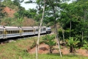 Train from Jakarta to Yojyakarta, Java Indonesia